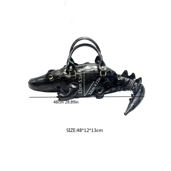 New Trendy Crocodile Shape Handbag for Women, Europe and America Fashion S3ebb40adeca049cfae165b93252141a0v