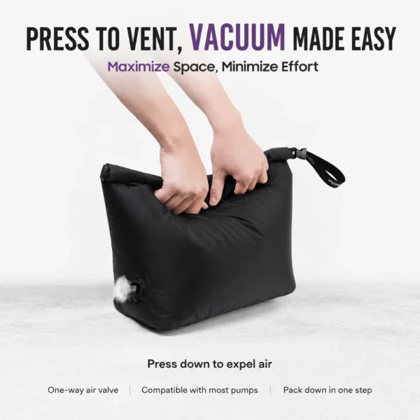 Luggage Vacuum Compression Bag Pump Free Reusable Vacuum Storage Bag 70% S3fa6227007b44f2180d256c7321de7b2N