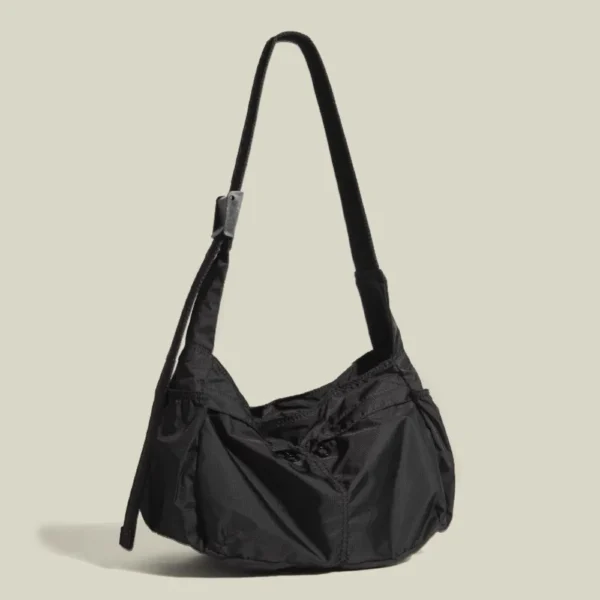 Versatile Portable Crossbody Bag Large Capacity Solid Color Messenger Bag Waterproof S3fd61e99ce5d4041b999ee135952a4beq