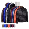 BuyerFriends Men's Lightweight Hooded Down Jacket