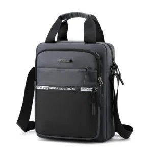 Men's Crossbody Bag with Adjustable Shoulder Strap, Multifunctional Handbag for Daily