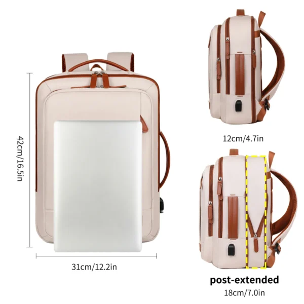 Unisex Lightweight Travel Backpack for Business Trips S438046c2b89a47cca04be15159fd3b41v