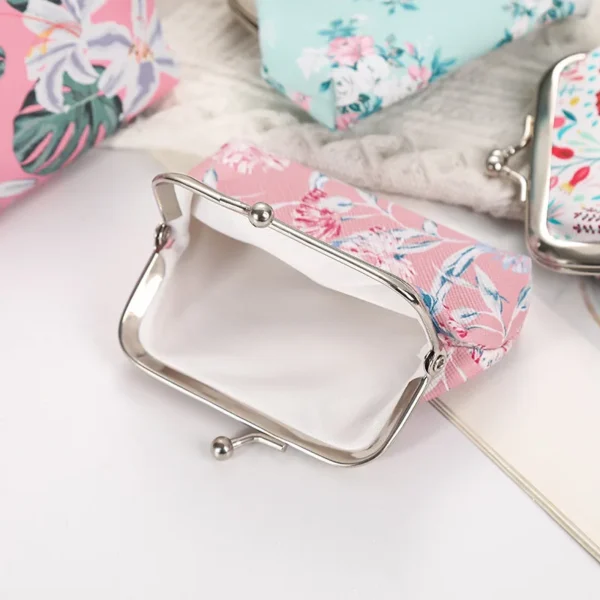 12 PCS Fashion PU Leather Coin Purse Flower Prints Lovely Cute S43c829a70e594e1aaae884e1f0422cbaS