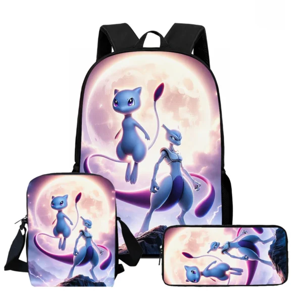 Cartoon Samurai M-Mewtwo Print Child School Backpack With Shoulder Bag Pencil S44047dcf5467459a8d7b91307b1c57dcR