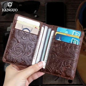 Handmade faux leather Driver's Card Pouch