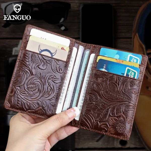 Handmade faux leather Driver's Card Pouch