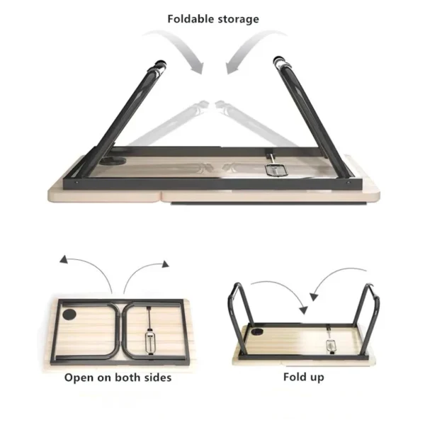 Laptop Table Simple Computer Desk With Fan For Bed Sofa Folding S46b3736caffa4f528df7ca9aeb98ac38C