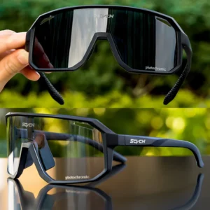 Photochromic Men’s UV400 Cycling Sunglasses Women Sports Running Eyewear for Men Glasses Road...