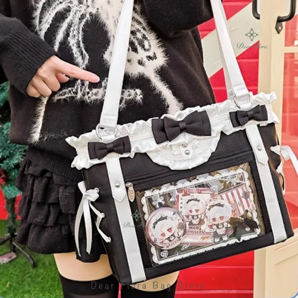Sweet Lolita-Style Transparent Ita Tote Bag S489af17124634047be9b8e169badc14ap