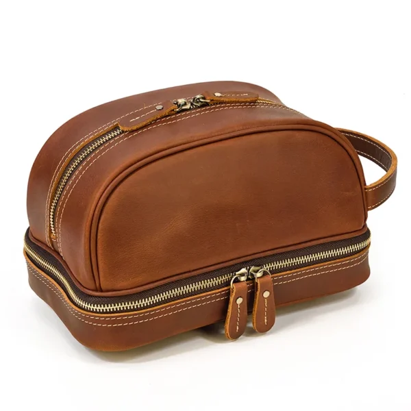 Small Crazy Horse Leather Travel Wallet Bag S48b3bfad5bcc408983fd2660ab89968eu