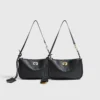 Women's Split faux leather Classic Paris-Style Tote
