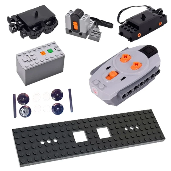 Train Track Building Blocks For MOC Power Functions Parts Motor Battery S4a042af71e4f4c028adf3ae0a624d4cdb