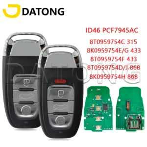Car Remote Key, Compatible with Audi A4/A4L/A5