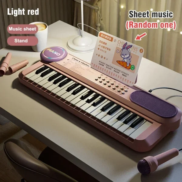 Kids Electric Piano 37 Baby Keyboard with Microphone Singing Songs Development S4a3185dbd18d4cdfb34d286c194f41dbY