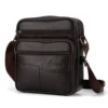 Men's Large Size faux leather Tote Shoulder Bag