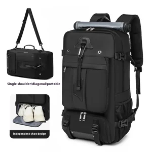 55L Large Capacity Travel Bag For Men 15.6 Inch Laptop Suitcase