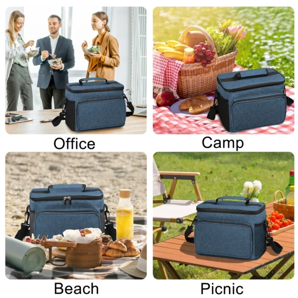 Large Capacity Thermal Insulation Lunch Bag for Men Women Oxford Cloth S4e89d7a04cf24876b35b81e97bd42958i