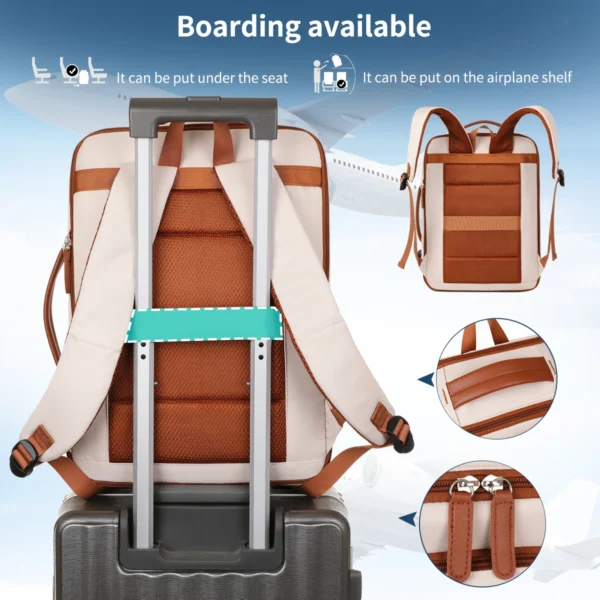 Unisex Lightweight Travel Backpack for Business Trips S4efa453631254e92895f896e0fc1270cH