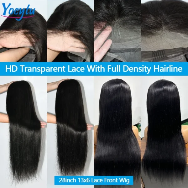 28-30 Inch HD Lace Front Human Hair Wig S4f7b4e1c5f7f4dc9b6b601e476e11d27j