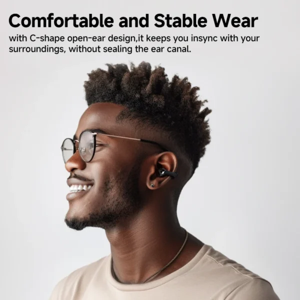 QCY Crossky C30 Earclip Wireless Earphones Bluetooth 5.4 Open Ear Sports S51152b08597f43acbf55221280f610cd6