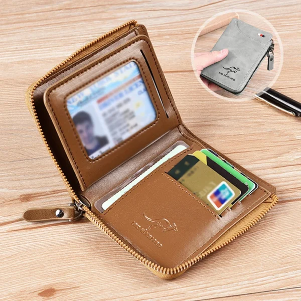 RFID Blocking faux leather Wallet, 3-Piece Set