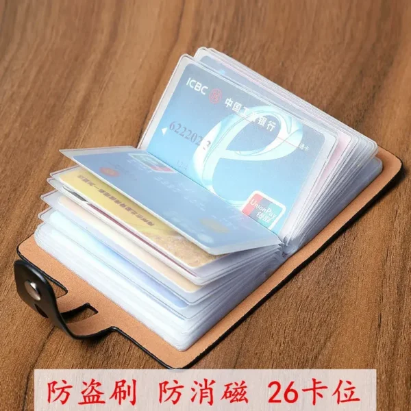 Anti-Theft RFID-Blocking Multi-Card Business Wallet S5501309bd1c84241bc90e5adfffb90dcW