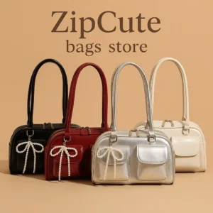 Fashionable Underarm Bow Bag for Women Korean Edition New Simple Leisure