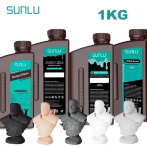 SUNLU 1KG Standard/ABS-Like/PLANT-Based/Water-Wash Resin 1000G/Bottle 405nm Photopolymer R