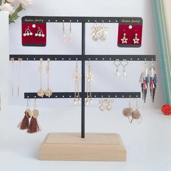 New DIY Multifunctional Earring Display Rack Necklace Ring Storage Rack Detachable S569f164d78644268b5c3cb40048e93cbk