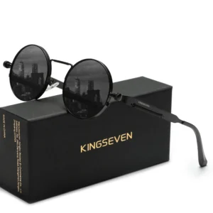 KINGSEVEN Original Designe Sunglasses Gothic Punk Polarized Men UV400 Glasses Women