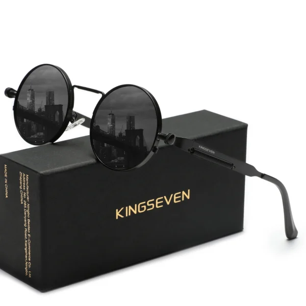 KINGSEVEN Original Designe Sunglasses Gothic Punk Polarized Men UV400 Glasses Women S56f3995567924d728b5266d00525fb95e 1