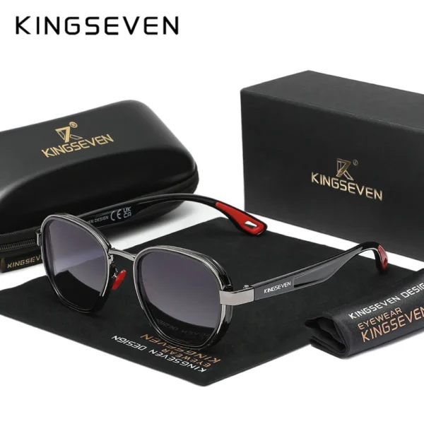 KINGSEVEN Brand Original Sunglasses Men Polarized UV400 Women Eyewear Male Outdoor S57aedc734bd54b818c1402067fe52605K