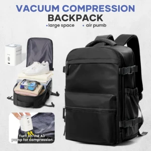 Vacuum Backpack Travel Bag for Men Large Capacity Backpack Business Laptop