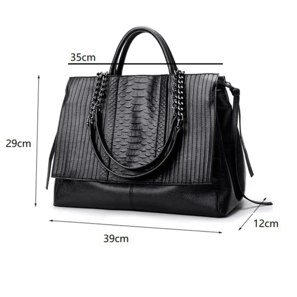 Elegant Tote Bag With Zipper, Women's Trendy Handbag, Vintage Leather Crossbody S5b59e886f8c24882a40d5b72e9a11b755