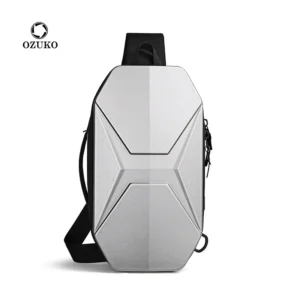 OZUKO Anti Theft Chest Bag Male Waterproof Shoulder Bags Men Fashion