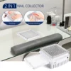BuyerFriends Desktop Nail Dust Collector, Built-In Vacuum