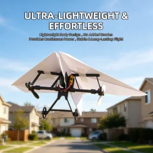 Remote Control Paper Airplane Electric Power Kit Diy Foldable Long Range