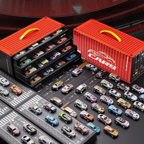 Gift Box Version: 48-Piece Alloy Car Set, Children's Toy Car, Tin S621e1c269e024d0d8a69987af9e759f6k