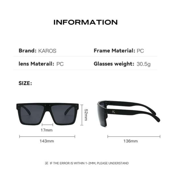 KAROS 2Pcs/Set Sports Sunglasses UV400 Lightweight Outdoor Cycling Travel Goggles Trendy S63669b9549ee42648fc79ee3d1371eb7c