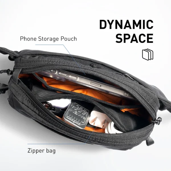Mark Ryden Men's RFID Blocking Fanny Pack, Anti-theft Sling Bag, Lightweight S64f0bed255704a9e8bb82595d2c58e31W