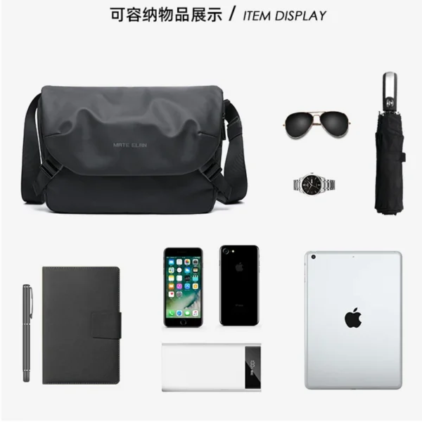 Men's Urban Business Flip Laptop Messenger Bag S65038bd878184092907bbb1119ae95c48