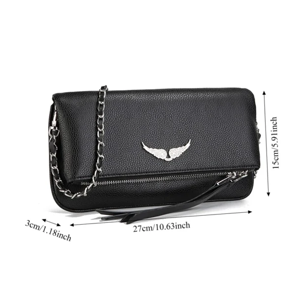 Classic Black Women Crossbody Bag New Fashion Chain Shoulder Bag Lychee S6753940764bc48afb6ea049e29706728n