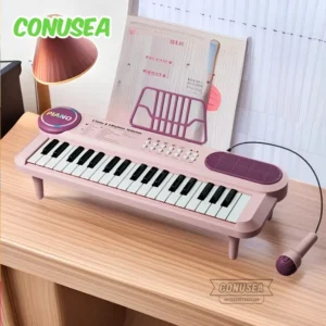 Kids Electric Piano 37 Baby Keyboard with Microphone Singing Songs Development