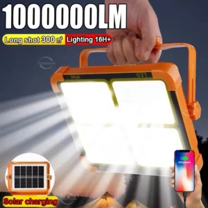 Solar Camping Lantern with USB Power Bank