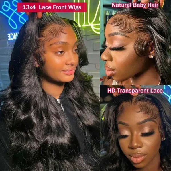 40-42 Inch Body Wave Human Hair Wig, HD Lace S6bd10b7aebbf4939ab2d922ce5a191ffd
