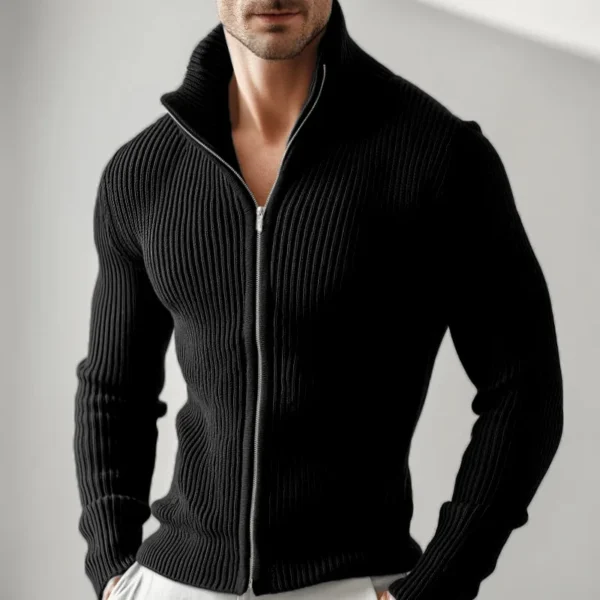 The New Autumn and Winter Zipper Jackets for Men, Loose and S6bd2fa279a224afb99187a5c358998e00