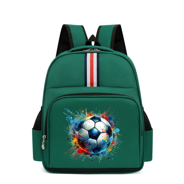 Watercolor Soccer Print Backpack for Students S6e5311056ea9492198edf26b17065666V