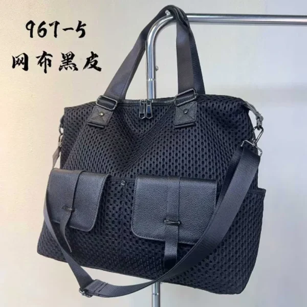 New Mesh Shoulder Bag Large Capacity Tote Bag Crossbody Bag Travel S6fb7fa244a4a471f83356636eaeca9d2g