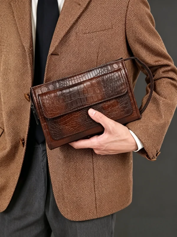 Men's Large Capacity Clutch with Hidden Pocket S703f965ddafe4fa7a8620dc2a47f2f31O