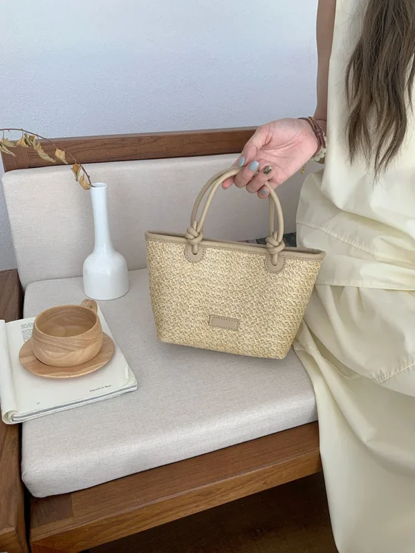 Women's Retro Beach Straw Shoulder Bag S70d32ae9fa344403be68ae311183bf84v